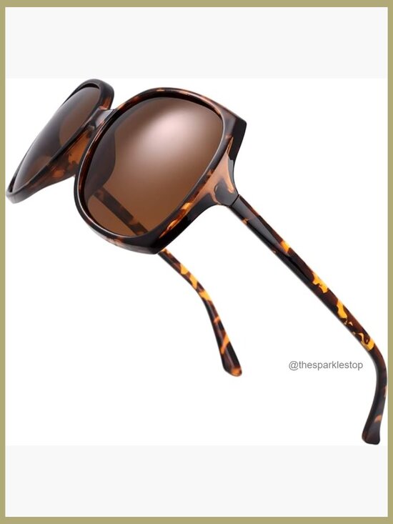 Oversized Square Jackie O Cat Eye Hybrid Butterfly Fashion Sunglasses main image 7